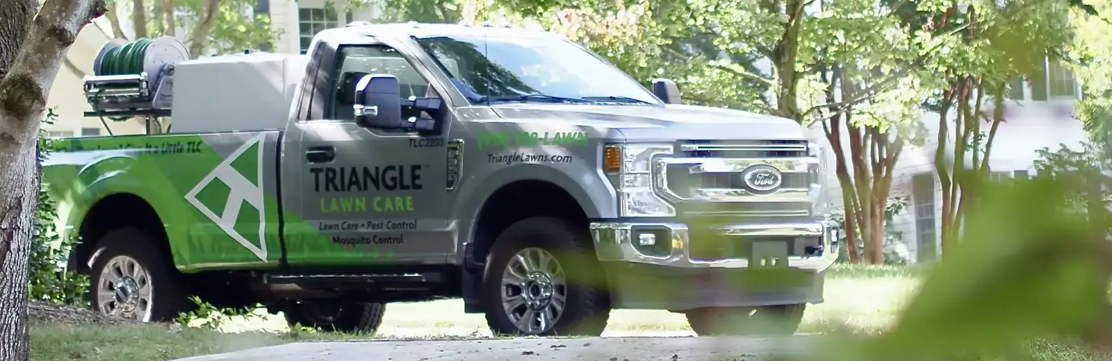 Triangle Lawn Care Truck